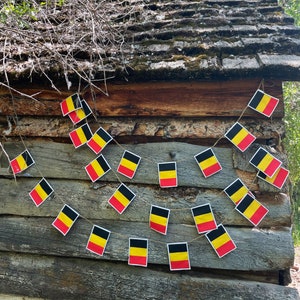 Belgian flag garland