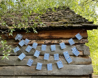 Greece flag garland