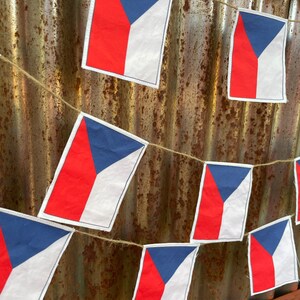 Czech Republic flag garland image 6