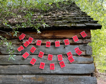 Morocco flag garland