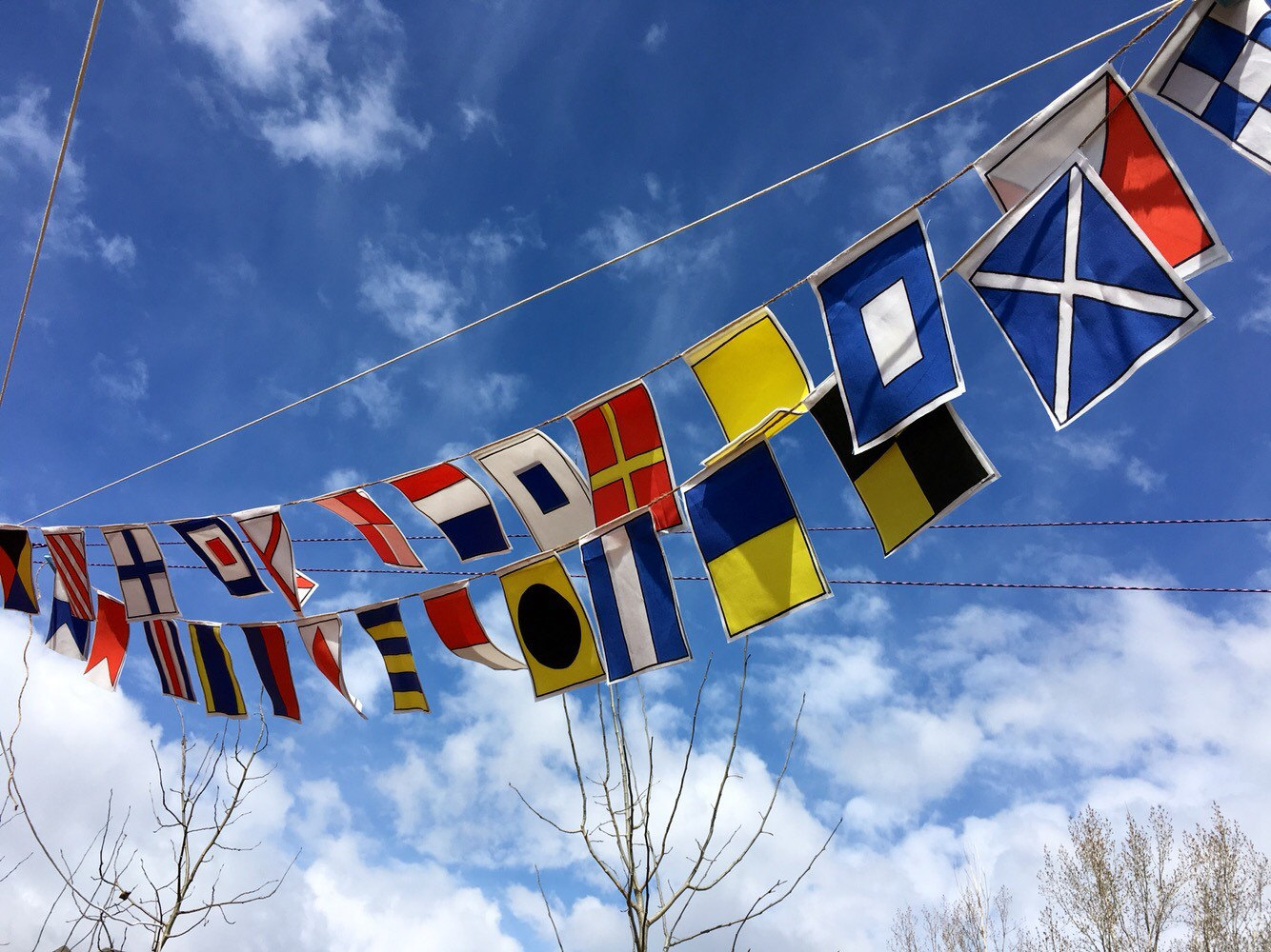 large nautical flags