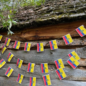 Ecuador flag garland