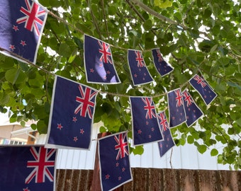 New Zealand flag garland