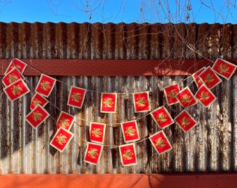 Montenegro flag garland