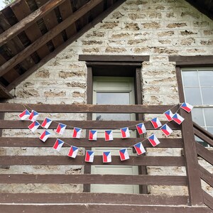 Czech Republic flag garland image 3