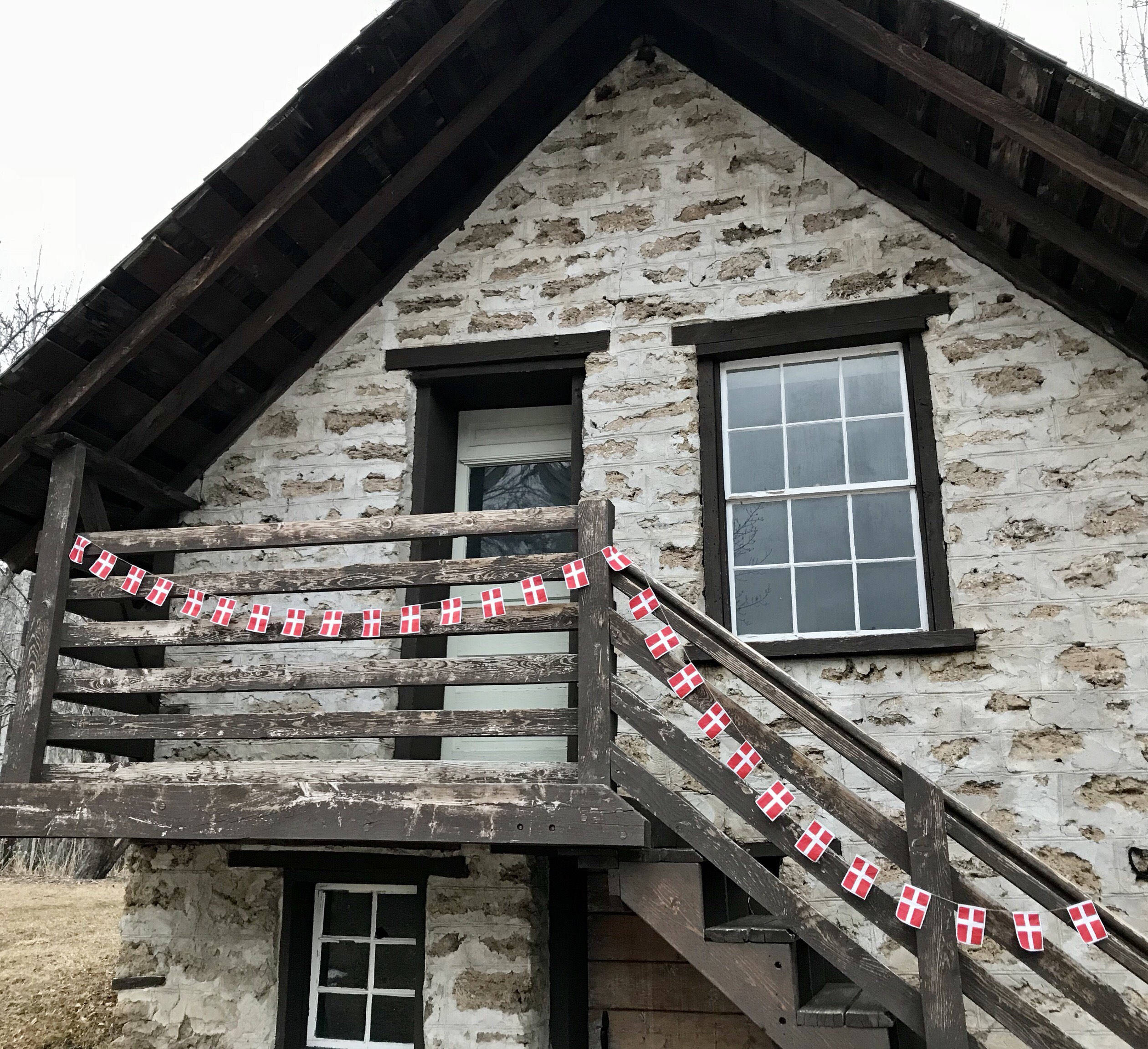 Danish flag garland | Etsy