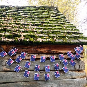 Australian flag garland