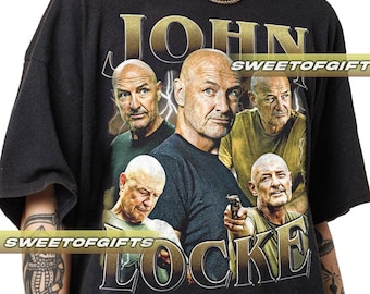 T-shirt vintage John Locke en édition limitée, cadeau chemise pour femme et homme T-shirt unisexe GP02