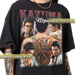 Limited Kazuma Kiryu Yakuza Tshirt Vintage Unisex Shirt