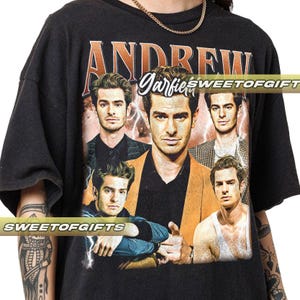Limitiertes Andrew Garfield Vintage T-Shirt, Shirt Geschenk für Frau und Mann Unisex T-Shirt GO02