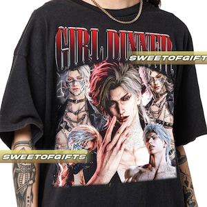 Limited Girl Dinner Sylus Love and Deepspace Tshirt Vintage Unisex Shirt