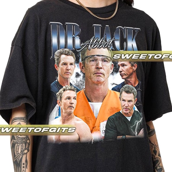 Maglietta Dr. Jack Abbot in edizione limitata - Unisex vintage anni '90