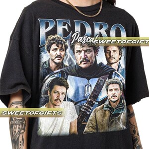 Limited Pedro Pascal Vintage T-Shirt, Shirt Gift For Woman and Man Unisex T-Shirt GP02