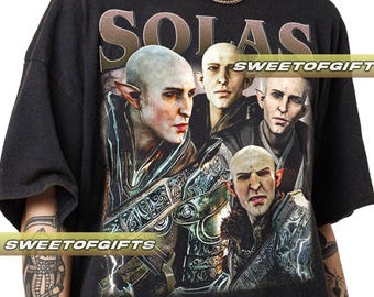Limited Solas Dragon Age Tshirt Vintage Unisex Shirt