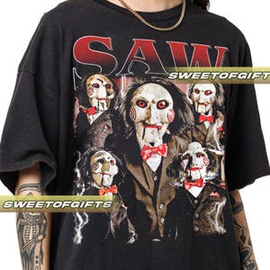 Limited SAW Horror Movie Vintage T-Shirt, Shirt Gift For Woman and Man Unisex T-Shirt GP02