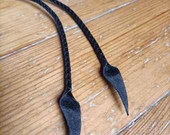 Whip Dragon 2 tails, Luxurious Handmade BDSM - Crafted Masterpiece