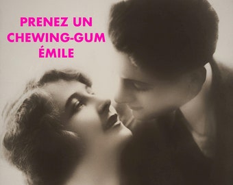 Carte postale anachronique "Emile"