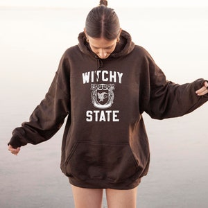 Witchy State - Smash the patriarchy with this feminist witch hoodie sweatshirt and vintage style design