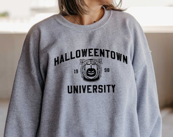 Halloweentown University Sweatshirt | Halloween Town Crewneck Sweatshirt | Halloweentown Sweatshirt | Halloweentown Sweater | Vintage Retro