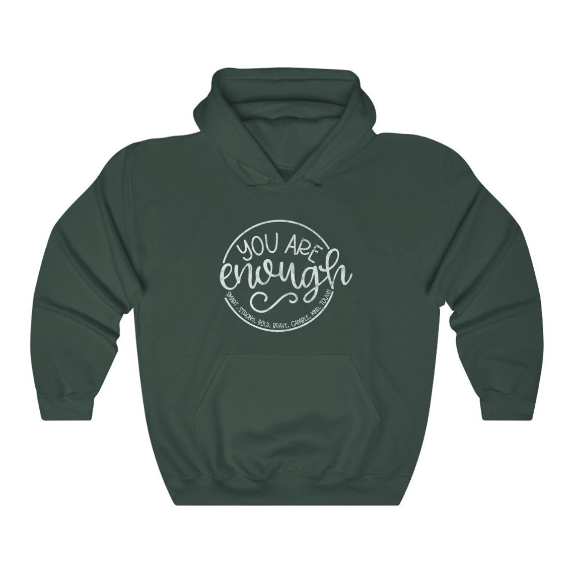 You Are Enough Hoodie Mental Wellness Shirt Mental Health Etsy