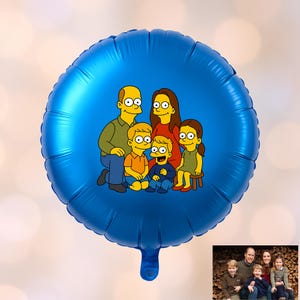 Your Photo as Simpsons-Style Cartoon – Personalized Party Decoration