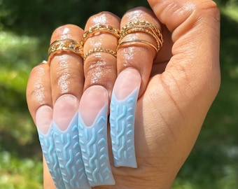 XXL Curve Winter / Sweater Print Press On