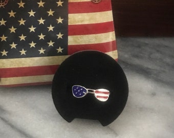 American Flag Sunglasses Adjustable Ring | American Flag Ring | Patriotic Jewelry | 2024 Election | Trump Supporter Ring | 4th of July Swag