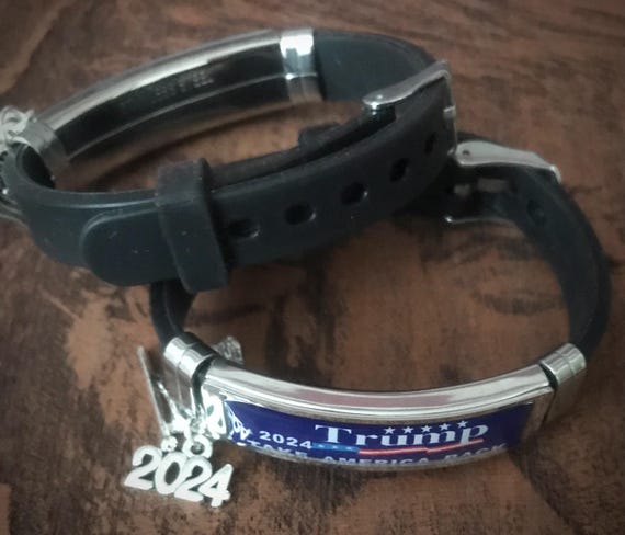 Colorful Trump MAGA Bracelet - Take America Back Jewelry For Men & Women - View #2