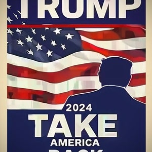 Trump 2024 Garden Flag | Take America Back Trump Flag | Trump Yard Sign | MAGA Flag | Trump Supporter Flag | Stand With Trump 2024 | Banner