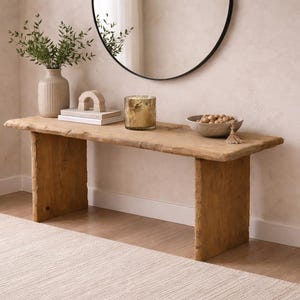 Table basse rustique en pin