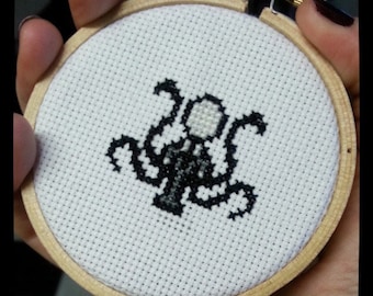 Slenderman Sprite Cross Stitch Pattern Only