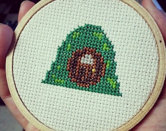 Hobbit House - Lord of the Rings Cross Stitch Pattern Download