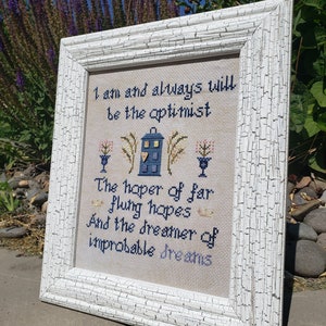 The Optimist Dr Who Sampler - Pattern Download