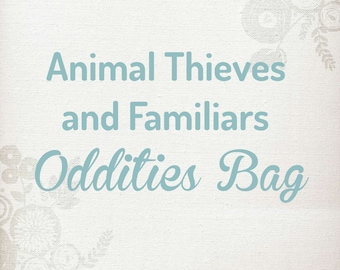 Animal Thieves Rarezas Bolsa - Sorpresa Misterio Goblincore Crowcore
