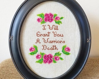 I Will Grant You A Warrior's Death - Pattern Download