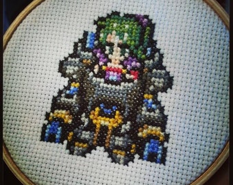 SET of 24 PATTERNS - Terra Branford Counted Cross Stitch - Final Fantasy Cross Stitch Instant Download