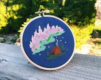 Aurora Borealis Northern Lights - Cross Stitch Pattern Only - The Great Outdoors May 2015