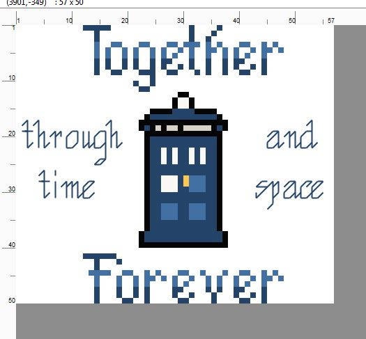 TARDIS Together Forever Through Time and Space Doctor Who | Etsy