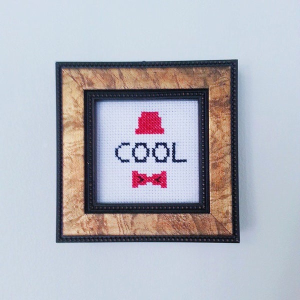 Dr Who Bowties Are Cool - Cross Stitch Pattern Only - Random Fandom May 2015