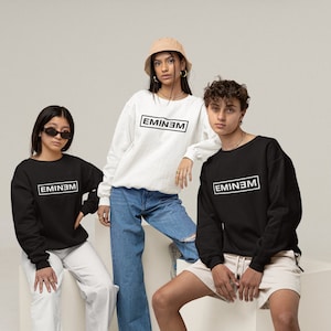 Eminem Rap God Unisex Sweatshirt, Eminem Vintage Inspired Sweatshirt, Hip Hop Icon Sweatshirt, Eminem Retro Sweatshirt, Slim Shady Merch