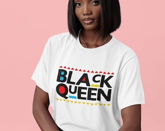 Black Queen T-Shirt: Melanin Pride, Black Girl Magic