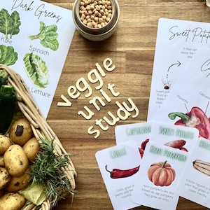 Vegetable Unit Study Homeschool / Educational Resource