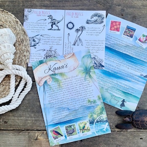 Penny, la amiga por correspondencia de Kauai - Cartas de viajes por el mundo Educación en casa / Recurso educativo Geografía