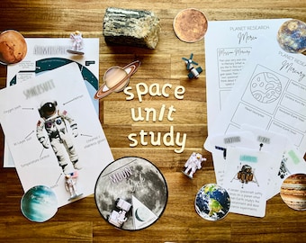 Space Unit Study, Solar System,  Homeschool, Educational Resource