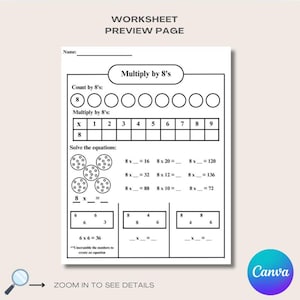 Multiplication Numbers 2-9 | Times Tables Practice | Multiplying Single ...