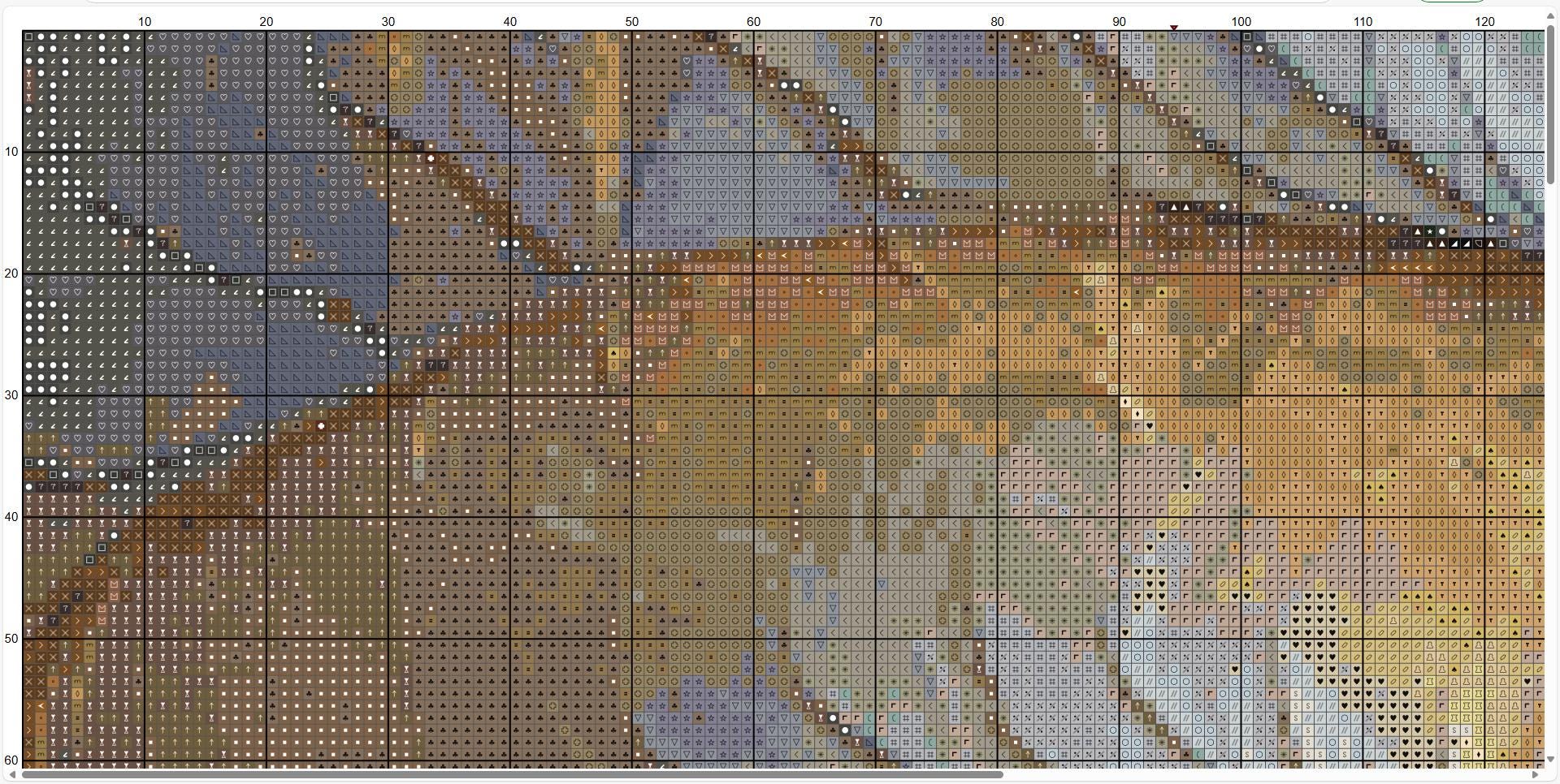 Nautilus Shell Cross Stitch Pattern – Elegant Spiral Embroidery (PDF ...