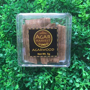 Genuine agarwood, fragrant wood, aromatherapy, auspicious  air conditioner, Pure Fragrance Agarwood Chips (Standard 1A), trial size 5 grams.