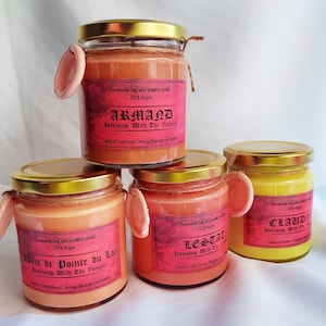 Interview With The Vampire Characters Soy Wax Candle (Lestat, Louis de Pointe du Lac, Daniel Molloy, Armand and Claudia)