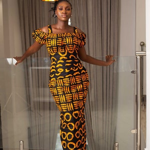 Ibukun African Print Ankara Dress/ Nigerian Dress