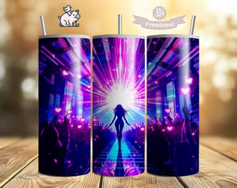 K-Pop Tumbler Wrap: Anime Sublimation Design (20oz Digital Download)